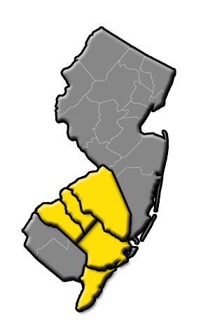 Service Area Prince Property Management - Gloucester, Camden, Burlington, Atlantic, Cape May County South Jersey